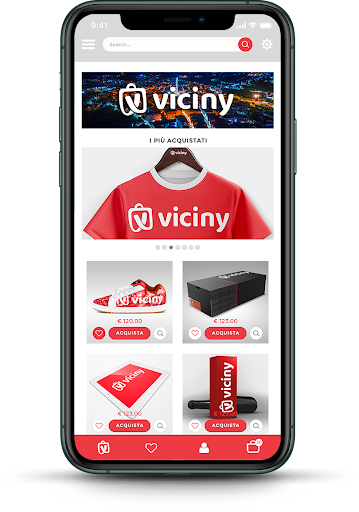 Android application Viciny screenshort