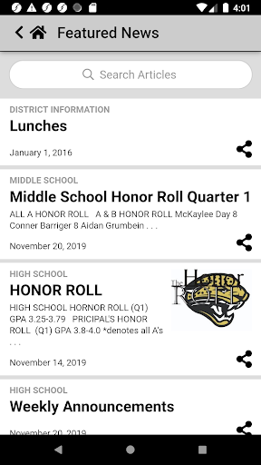 LaCrosse Public Schools Screen 3