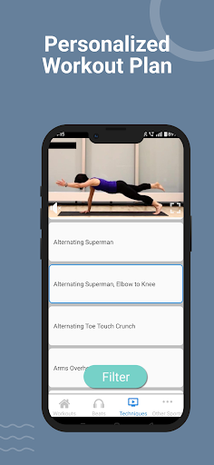 Screenshot of Pilates Training