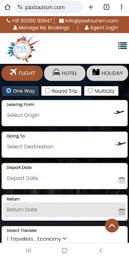 Pax Tourism Screen 3