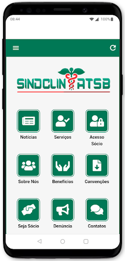 Android application SINDCLIN PE screenshort