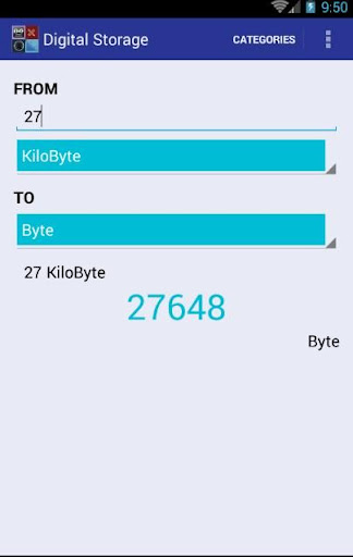 Unit Converter Calculator Screen 3