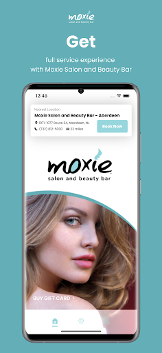 Android application Moxie Salon and Beauty Bar screenshort