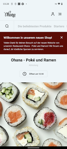 Android application Ohana - Poké und Ramen screenshort
