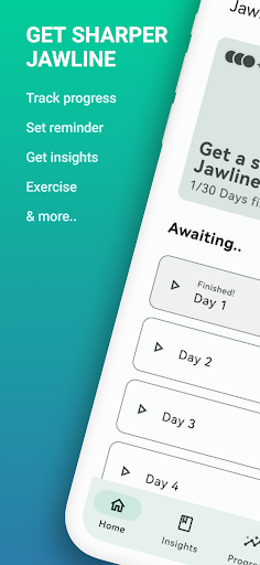 Android application Sharp Jawline Exercises screenshort