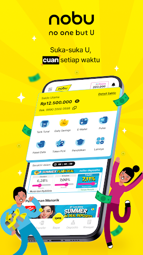 Android application nobu Go by Nobu Bank screenshort