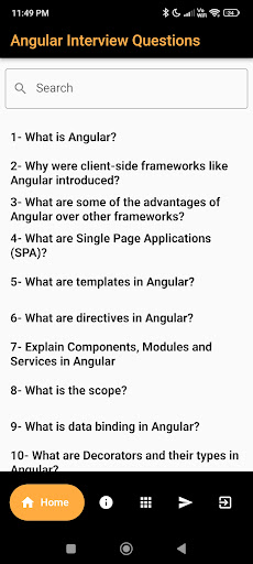 Angular Interview Question Screen 3