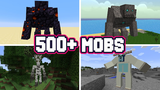 500 Mobs for Minecraft PE 1.0.2 APK screenshots 3