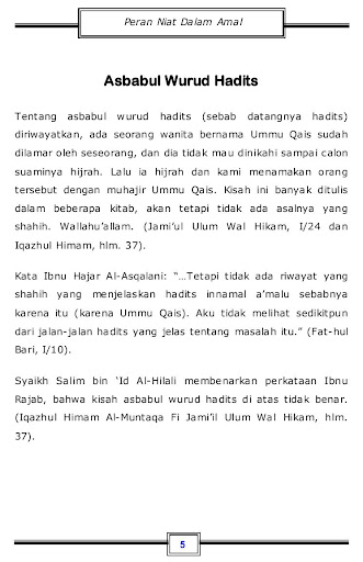 Fikih Niat - Niat Dalam Amal