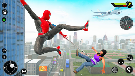 Screenshot 4 Rope Spider Super Hero Fight android