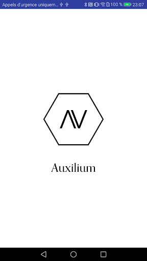 Android application Auxilium screenshort