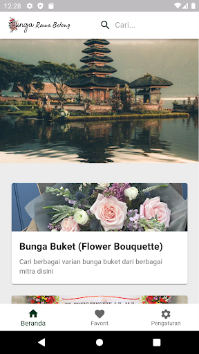 Android application Bunga Rawa Belong screenshort