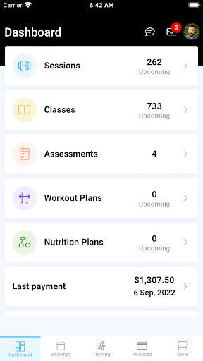 ORYAN FITNESS Screen 2