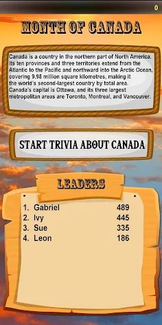 Quizzes - Around the World - Screenshot 1