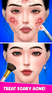 ASMR Makeover & makeup parlor