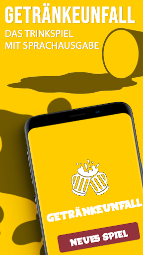 Android application Getränkeunfall - Trinkspiel screenshort
