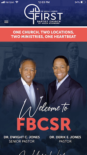 Android application First Baptist South Richmond screenshort