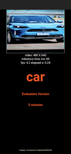 Android application Carback Demo screenshort