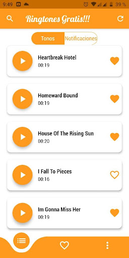 Android application Country Music Ringtones screenshort