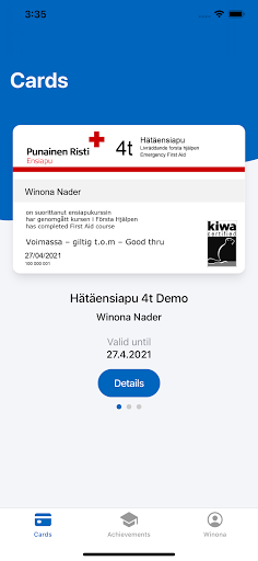 MyCertificate Screen 3