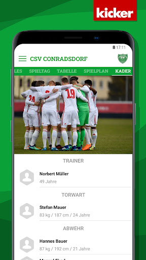 Android application CSV Conradsdorf screenshort