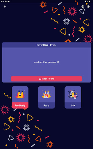 Never Have I Ever - Party Game Screen 2