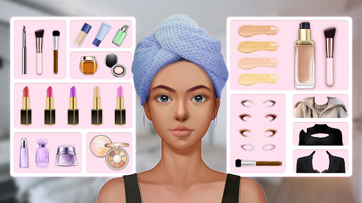 Makeup Stylist:DIY Makeup Game Mod + Apk(Unlimited Money/Cash) screenshots 1