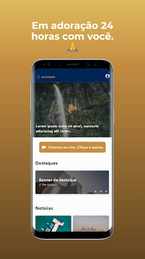 Android application EM ADORAÇÃO - COM. CATÓLICA screenshort
