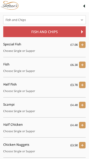 Stefanos Fish and Chips Screen 2