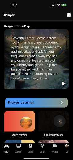 Android application UPrayer By Uncursed screenshort