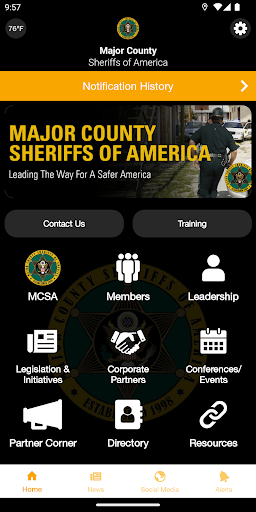 Android application Major County Sheriff America screenshort