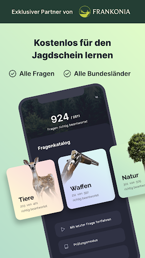 Android application Jagdcoach - Jagdschein App screenshort