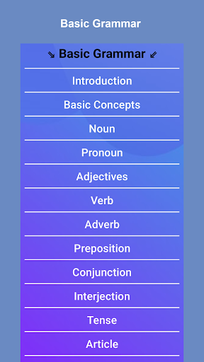 English Grammar Screen 2