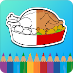 Coloring Book for kids : Food Apk
