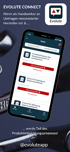 Android application Evolute - Feedback community screenshort