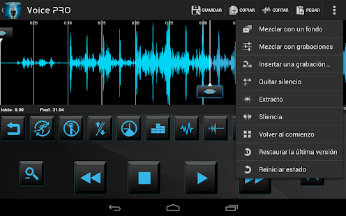 Voice PRO - HQ Audio Editor Screenshot