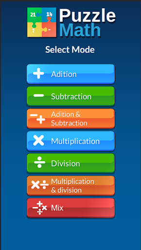 Android application Maths : Endless Puzzle screenshort
