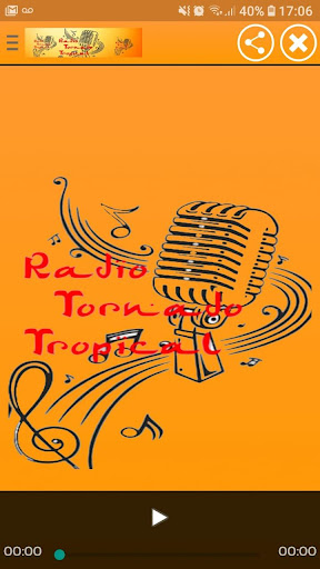 Android application Radio Tornado Tropical screenshort