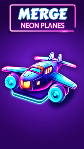 Merge Planes Neon Game Idle 1