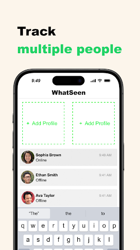 WhatSeen: Online Tracker Screen 3