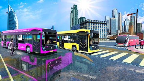 コーチバス運転シミュレーター-バスゲーム、オフラインゲームのおすすめ画像1