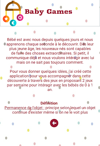 Jeux déveil pour bébé Screen 2