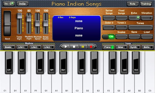 Piano India Songs Screen 2