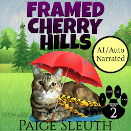 Icon image Framed in Cherry Hills: A Fun, Small-Town Cat Cozy Mystery