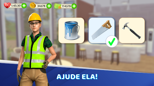 Visualização do aplicativo