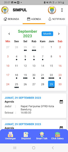 SIMPUL DPRD Kota Bandung Screen 3