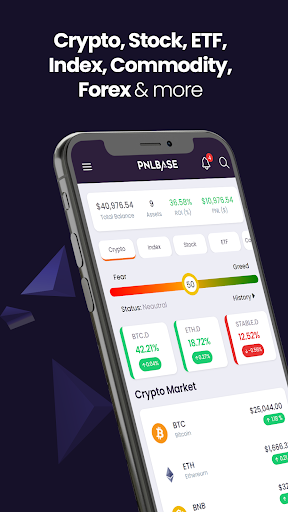 Android application PNLBASE: Portfolio Tracker screenshort