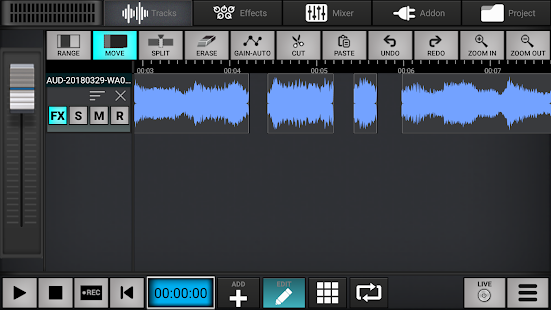 Audio Elements Demo Screenshot