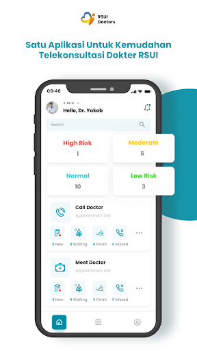 Android application RSUI for Doctor screenshort