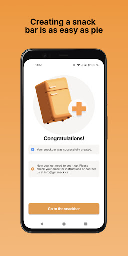 Android application GetSnack screenshort